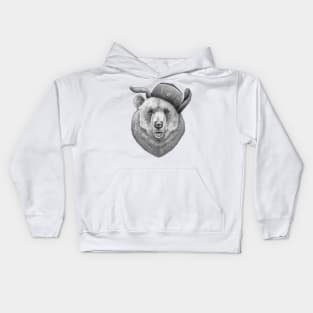 Russian bear Kids Hoodie